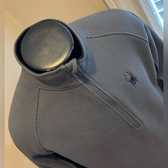 Spyder Half Zip Mens Medium Outbound Midweight Core Sweater 507380 Corpcore - Picture 3 of 11